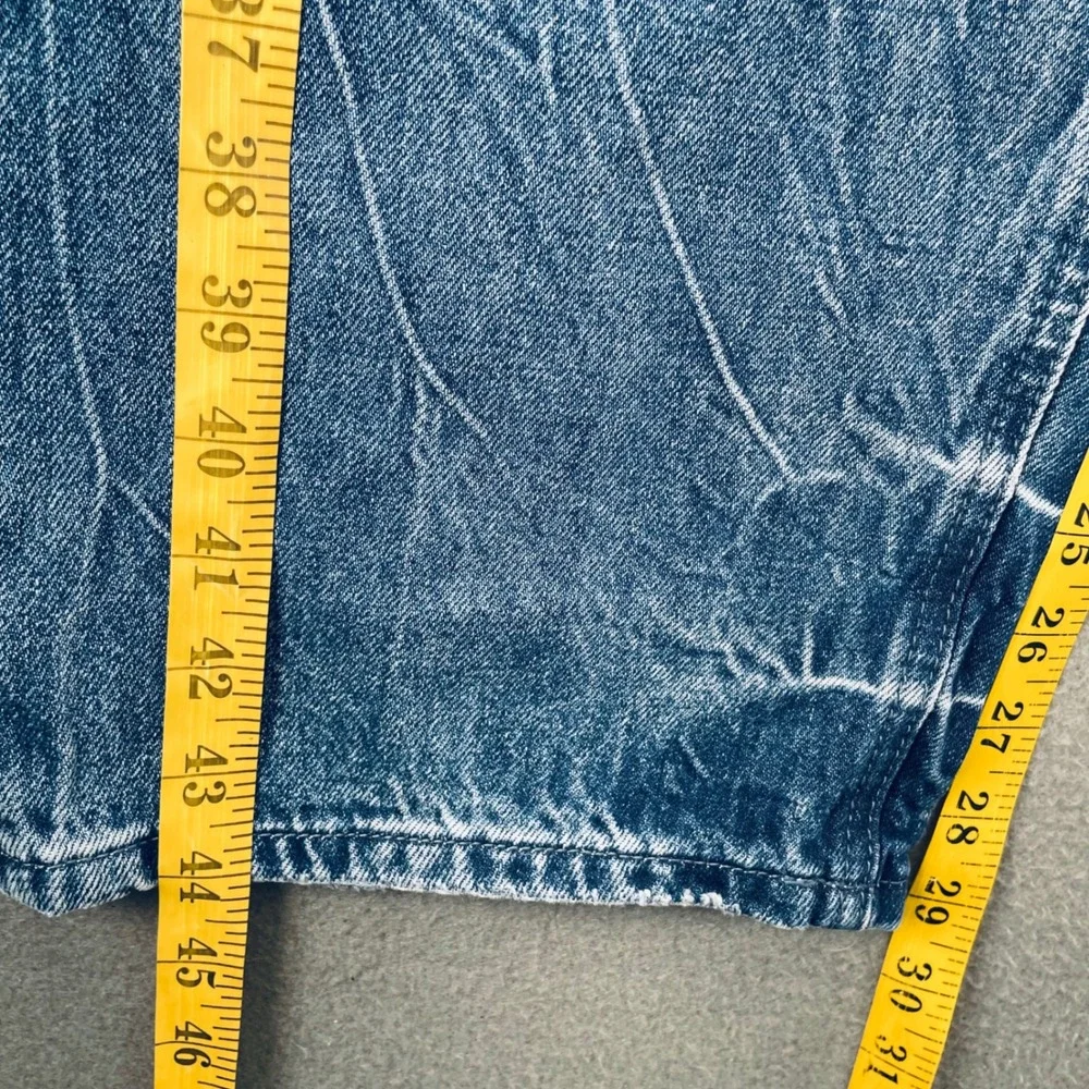 Ksubi Van Winkle Hunter Beden Men 40 Whiskered Distressed Button Fly Jeans